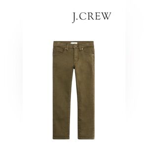 J. Crew NWT Crewcuts Slim Fit Garment Dyed Jean Loden Green Size 2